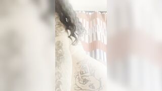 Emo Brunette Twerks Solo With Butt Plug