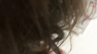 British Brunette Teen Office Audition POV Blowjob