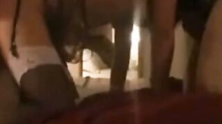 Amateur Asian Girl in a Threesome with Two Guys