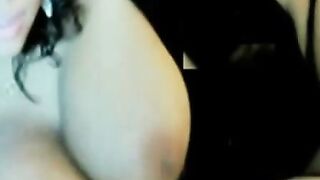 Hot Latina Babe with Big Tits on Webcam