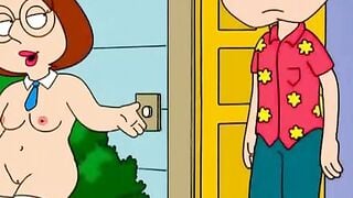 Meg Griffin in a Hardcore Cartoon Parody Orgy