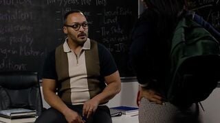 Hot Shemale Student Gets Naughty with Black Teacher