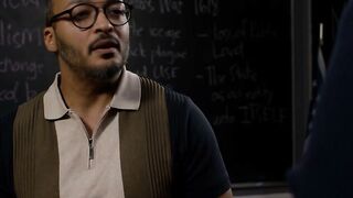 Hot Shemale Student Gets Naughty with Black Teacher