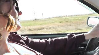 Frina vehicle has broken auto navigator. Beauty blonde cougar cougar driving into tights without skirt or lingerie and asks for directions from random passerby. Outdoor nudity. Inside outdoor. Public. Outdoor