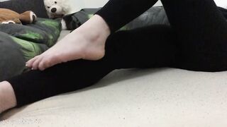 Toes On Web Cam - Miley Grey