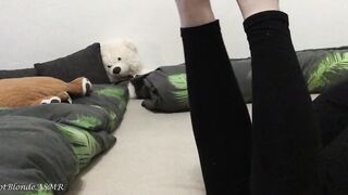Toes On Web Cam - Miley Grey
