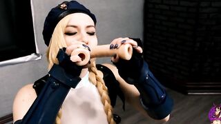 Street Fighter – Hottie Cammy Fucks Her Anal Hole to Prolapse