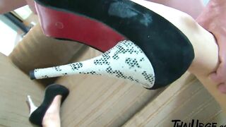 oriental Step Daughter Gets A Cum Shower On Her Cunt
