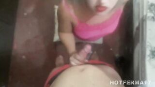sexsual cousin sucking off penis