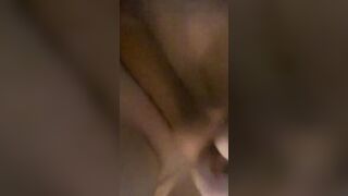Fucking my snatch with my new dildo