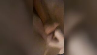 Fucking my snatch with my new dildo