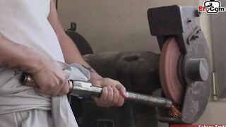 Beauty dark haired teenie star rough anal sex