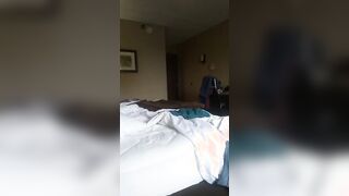 caught after shower