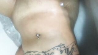 Masturbate inside the tub, Goddess bunny