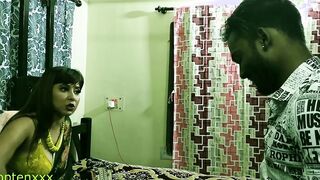 Indian babe Malkin has sex with office employee! Filthy audio
