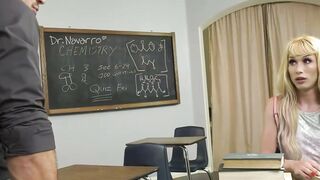 Professor Dante Colle Face Fucks And Anal Fills Tight Shemale Jenna Gargles