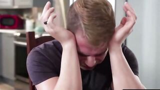 18-Year-Old Penelope Swallows Brother Chase's Load