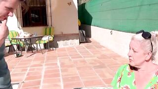 Sam Bourne Pounds Sunny Green's Mature Ass By The Pool