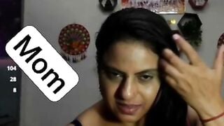 Desi BBW Mommy Roleplay on Webcam