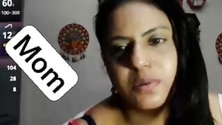 Desi BBW Mommy Roleplay on Webcam