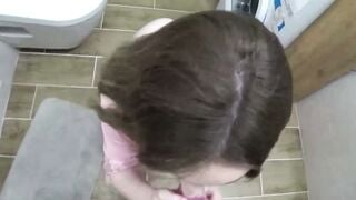 POV: My Busty Stepsister With A Huge Ass Helps Me Cum