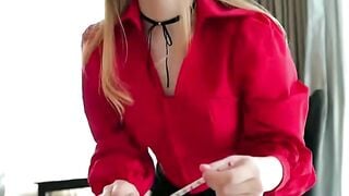 Petite college girl Anal Fuck With Foreign Language Teacher