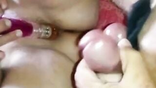 German Granny's Sensual Handjob and Cumshot
