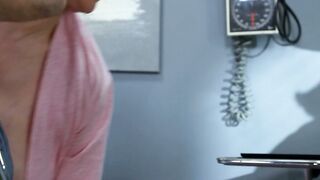 MILF Patient Caught Riding Nurse Dick in Threesome