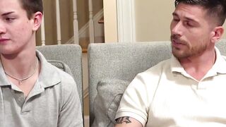 Guy Spencer and Derek Spears take turns breeding their FTM boy Colby Tate