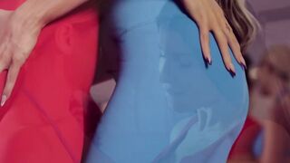 Romi Rain, Blake Blossom & Ophelia Fae: Lesbian Strap-On Threesome