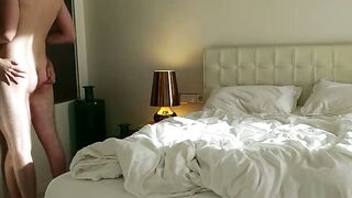 Step-Siblings Share Intimate Moments on Parents' Bed
