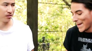 Texas Holcum getting his cock devoured by Kai Alexander