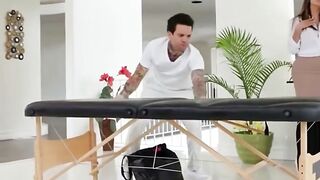 Lela Model Gets Oiled Up by a Crazy Masseur