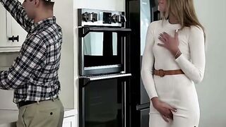 pov: Sensual Stepsister Ride Handyman Like A Cum Thot