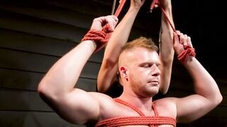 Brian Bonds Bound In Intense Rope Play