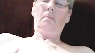 Blonde Granny Pleasures Herself at Home