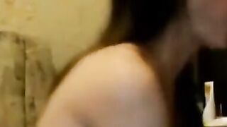 Chinese Amateur Deep Throat and Swallow Session