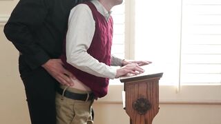 Altar Boy Tyga Knottz Takes Adam Snow's Holy Uncut Cock