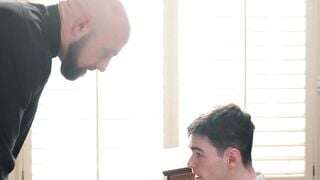 Altar Boy Tyga Knottz Takes Adam Snow's Holy Uncut Cock