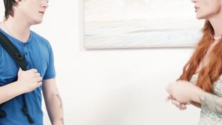 Redhead Cougar Sophia Locke Moans During Stepson's Hardcore Penetration