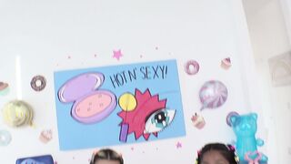 Skyler Nicole and Stylex Deepthroat Mike Adriano's Cumshot
