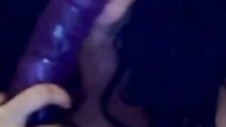 Brunette BBW Masturbates on Webcam