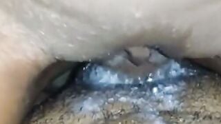 Ebony Amateur with Big Natural Tits Gets a POV Creampie