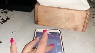 Two Brunettes Enjoy Public Orgasm Control