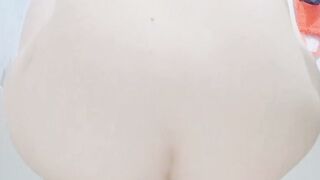 Teen Anal Riding in Bathroom with Wet Ass