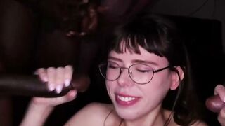 Krystal Takes On Multiple Black Studs In A Wild Gangbang