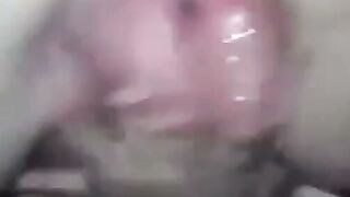 Pumping Her Pussy on Webcam