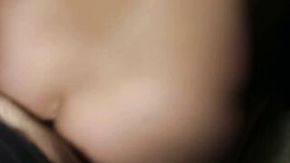 POV: Brunette Candice Takes Big Cock Deeply and Cumshot
