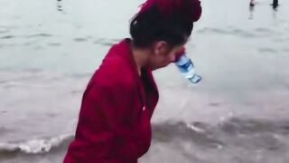 POV Amateur Teen Swallows Cum in Unexpected Finale