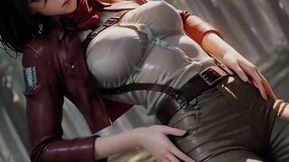 Mikasa Ackerman's Secret Forest Encounter with Titan Eren